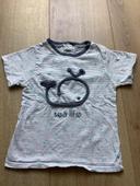 T-shirt manches courtes23 mois okaidi