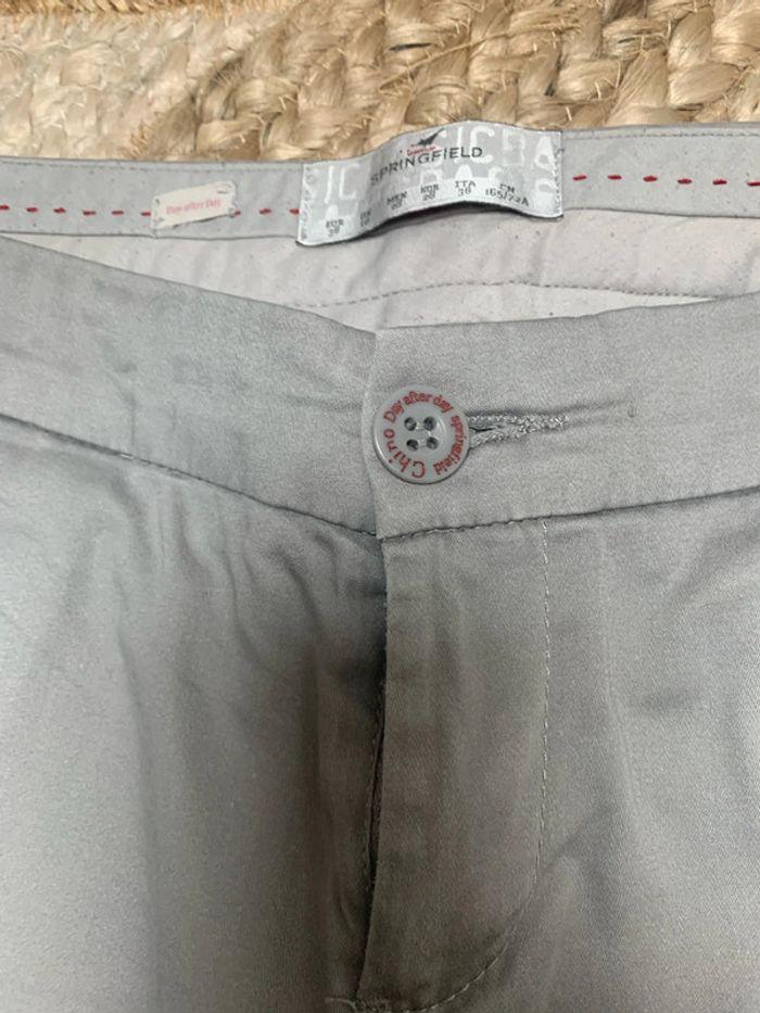 Pantalon classique gris taille basse Springfield - photo numéro 4