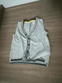 Gilet sans manche gris obaidi 18 mois