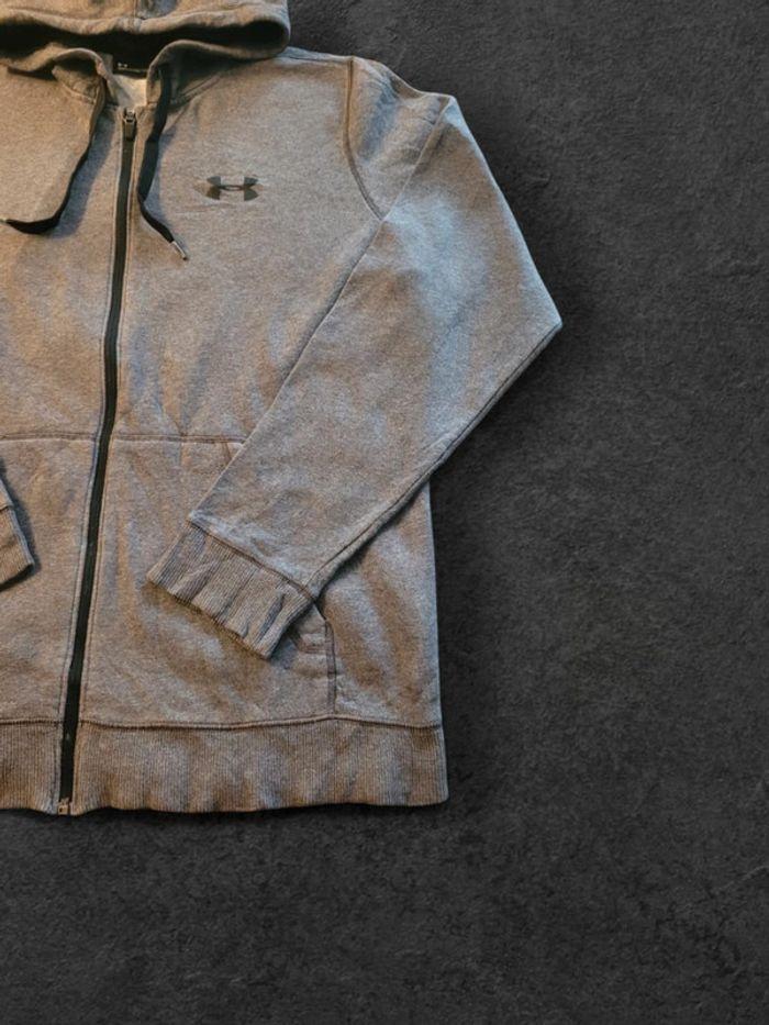 Veste zip Gris Under Armour Taille XL Logo Thermocollant - photo numéro 5