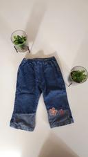 Jeans taille elastique doublé