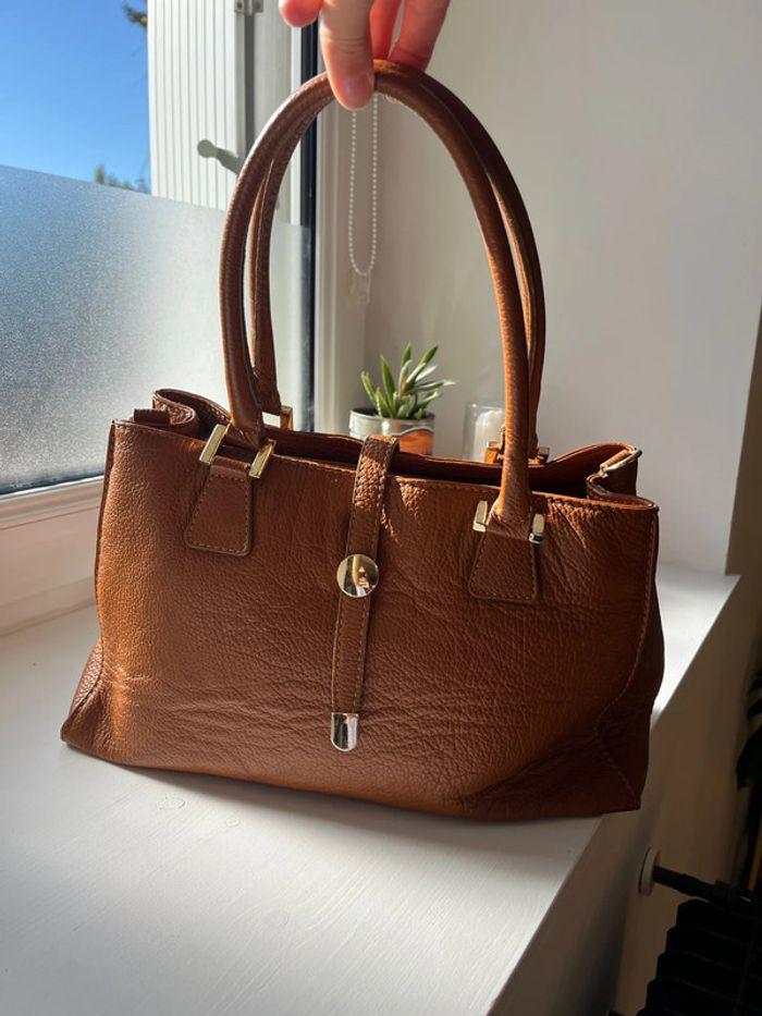 Sac en cuir marron - photo numéro 1