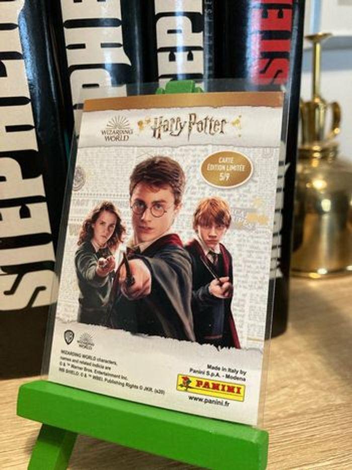 Carte Harry Potter Bienvenue à Poudlard édition limitée 5/9 Panini - photo numéro 3