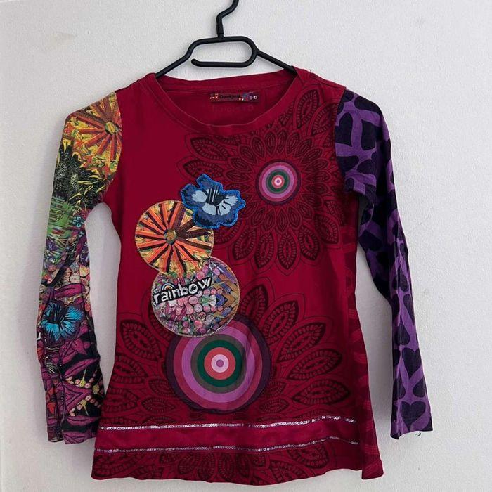 tee  shirt  manche longue  desigual - photo numéro 1