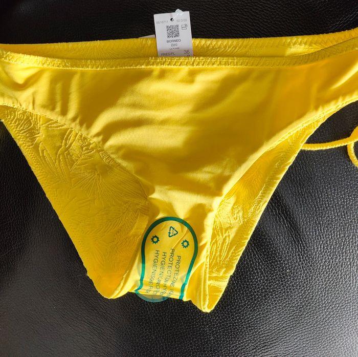 Bas de maillot de bain Etam jaune - photo numéro 6