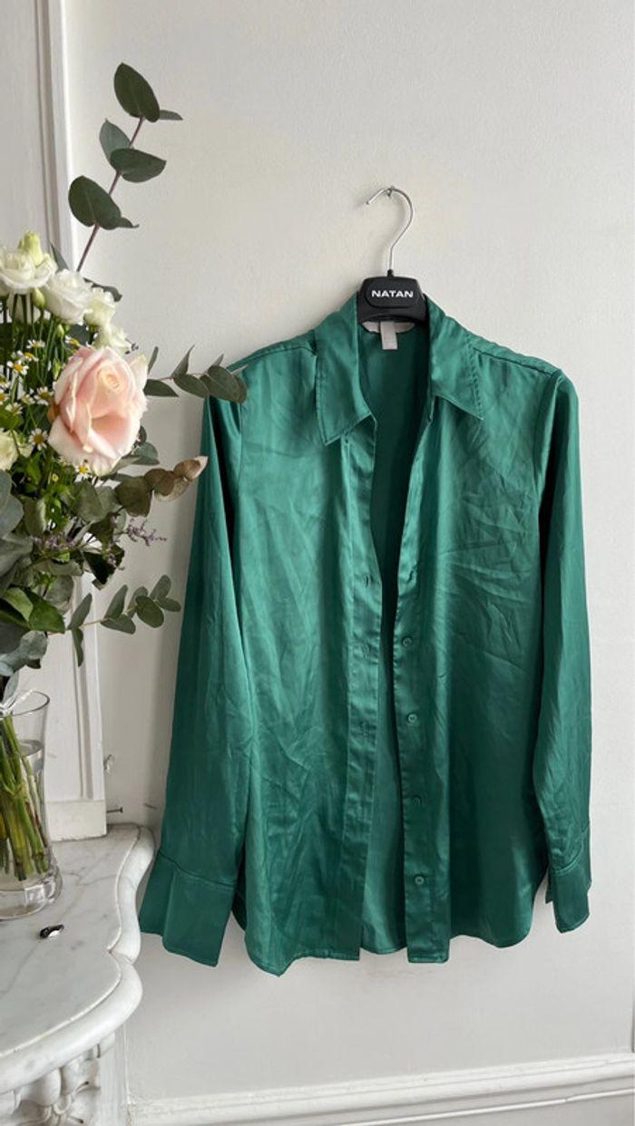 Chemise verte émeraude - photo numéro 2