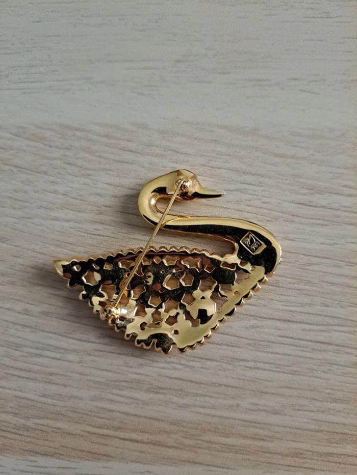 Broche Cygne Swarovski - photo numéro 3