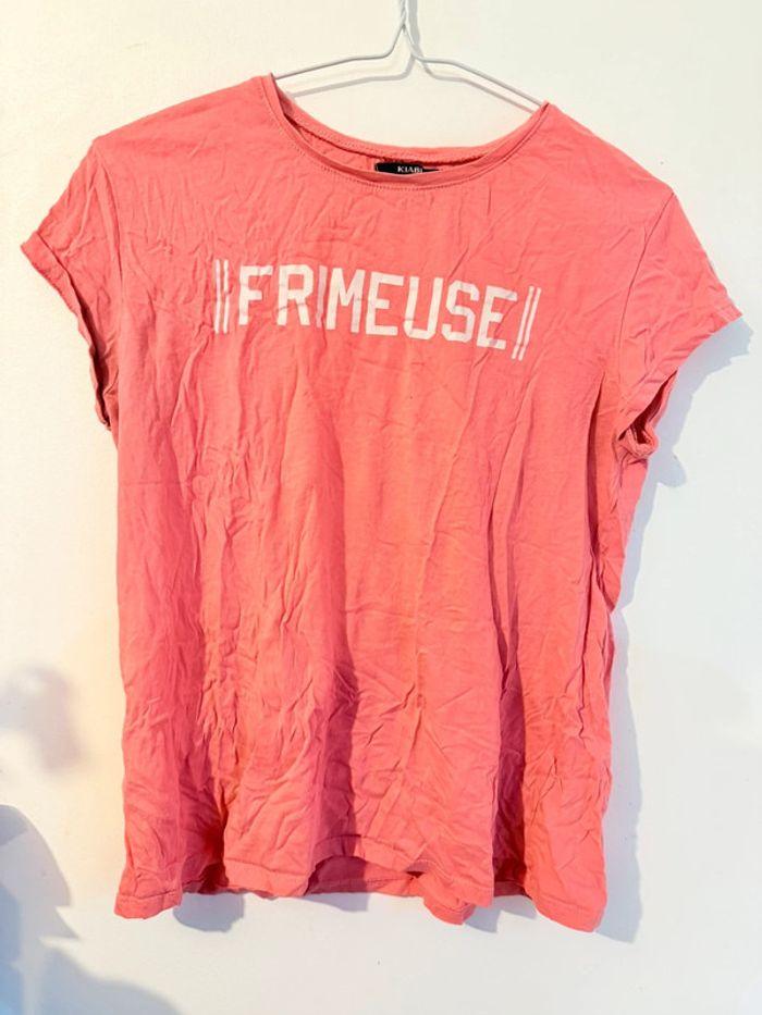 Tee shirt frimeuse Kiabi taille M - photo numéro 1