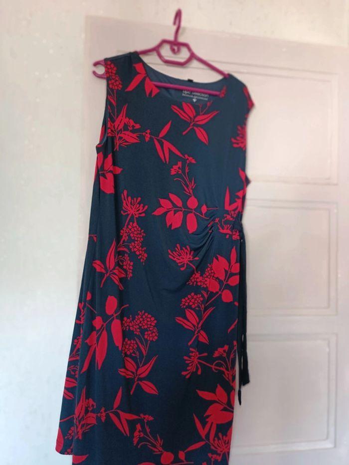 Robe chemise à motif végétal Bonprix taille 44/46 - photo numéro 1