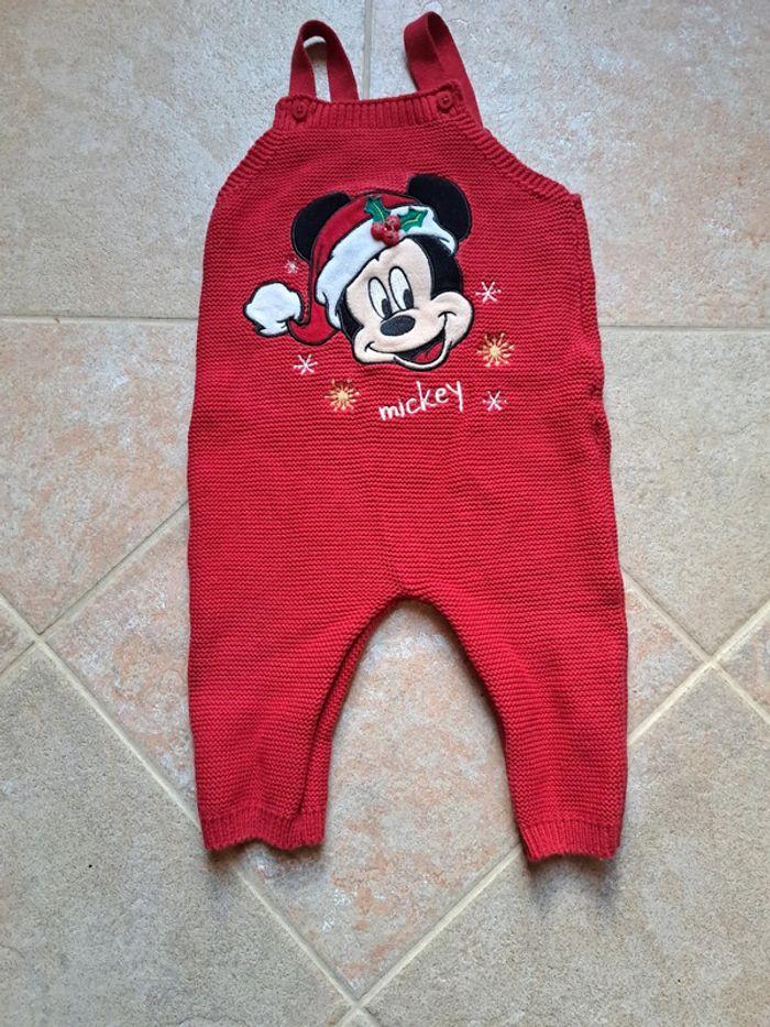 Salopette noel Mickey