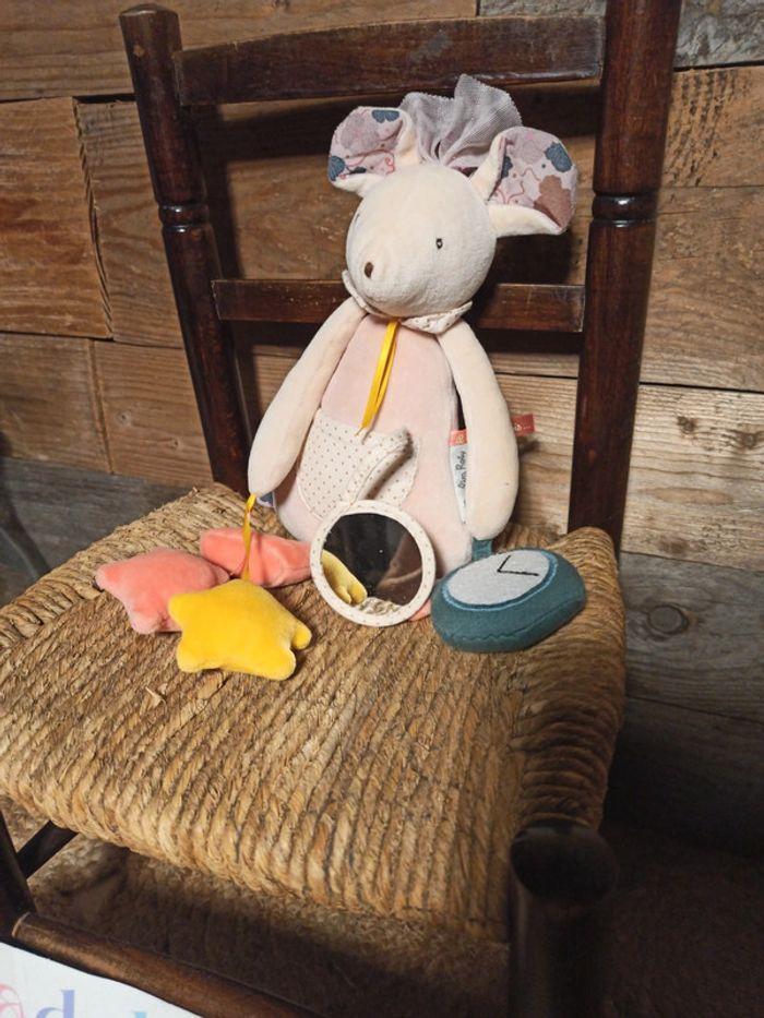 Peluche eveil moulin roty souris il était une fois tbe - photo numéro 2