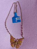 Collier papillon fantaisie