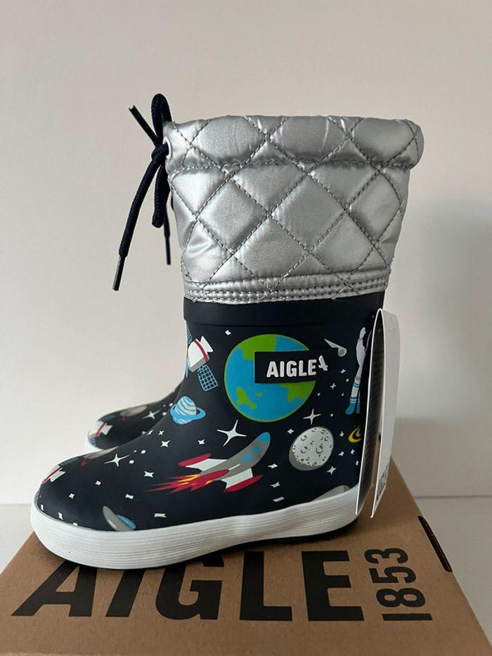 Bottes de pluie aigle fourrées espace 25 - photo numéro 1