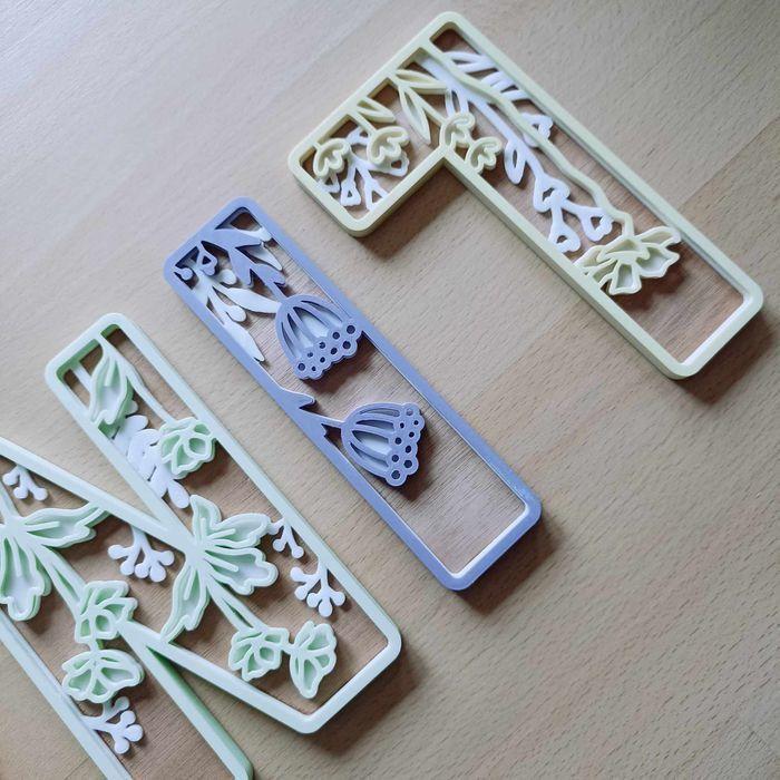 Une lettre de l'alphabet 3D floral - photo numéro 7