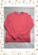 👕 Sweat à capuche Nike logo brodé Rose Taille S 👕