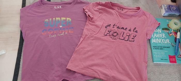 lot 2 t-shirts 6 ans la halle