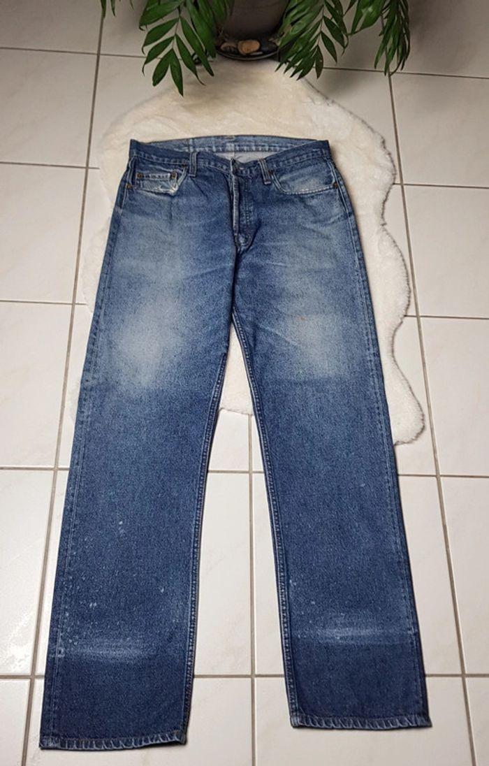 Jean Levi's 501 W33 L32 Made in USA Bleu - photo numéro 2