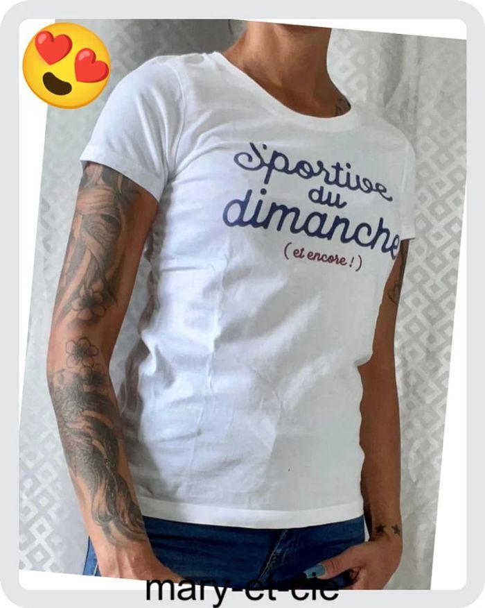 T-shirt 100 % coton taille S - photo numéro 2