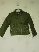 D1674 - veste simili cuir fille 8 ans