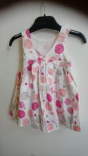 Robe👗 à pois taille 6mois bébé fille