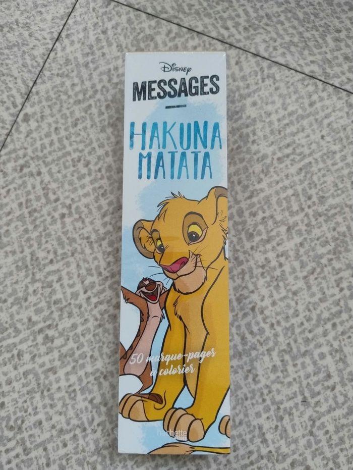 Marque-page Disney Hakuna Matata - photo numéro 1