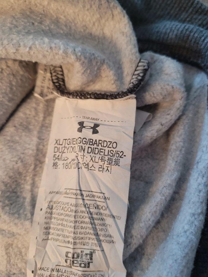 Veste zip Gris Under Armour Taille XL Logo Thermocollant - photo numéro 8