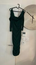 Robe pailletée verte