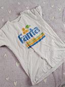 T-shirt rose pâle logo Fanta