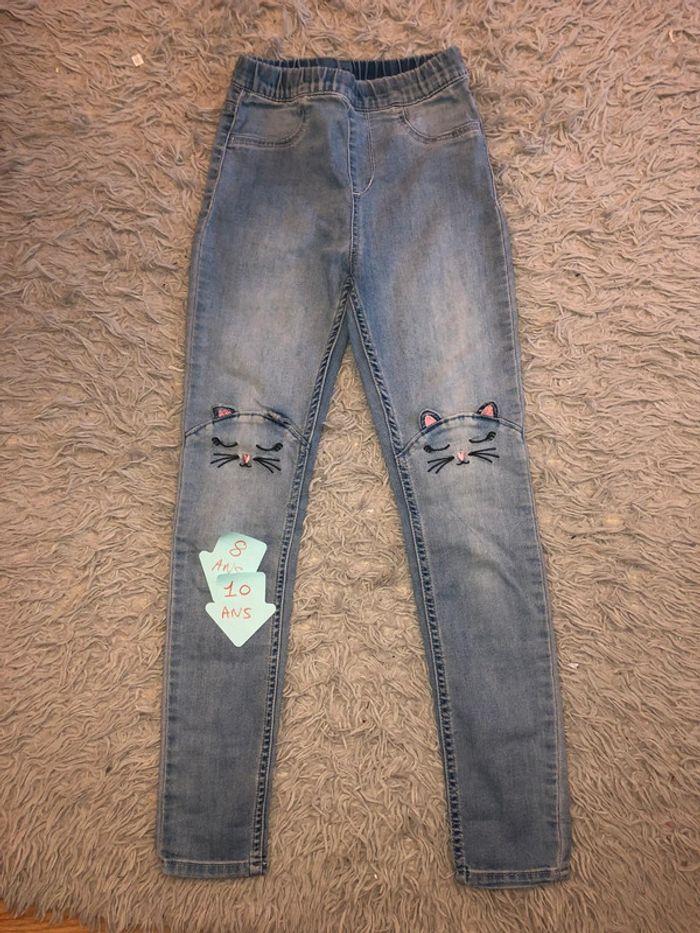 Jeans filles chat