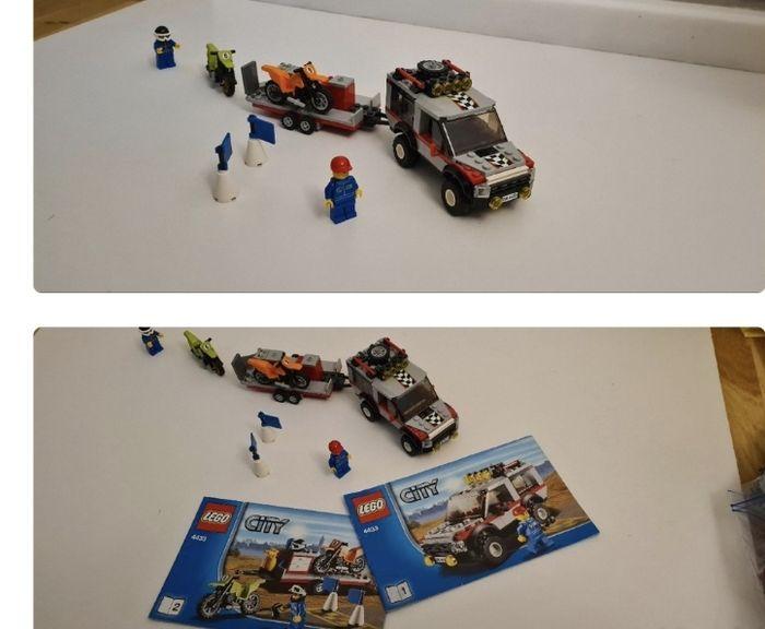 Lego city 4433 : Le transporteur de motos tout-terrain