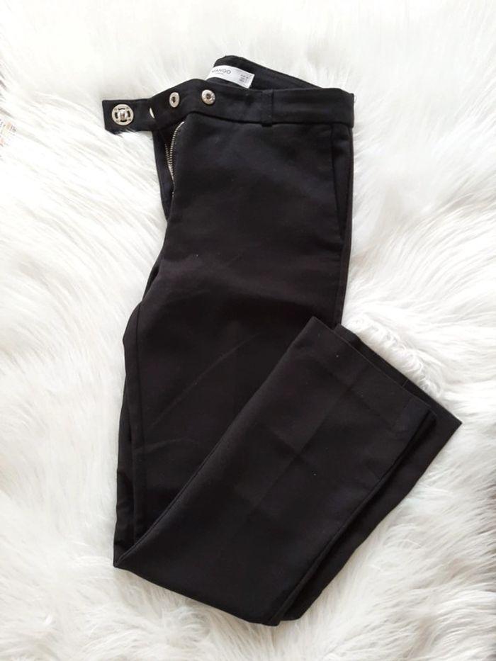 Pantalon noir taille 34 mango - photo numéro 1