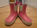 Bottes botrines de pluie rose fille