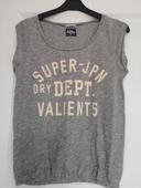 Tee-shirt gris superdry