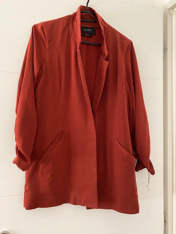 Blazer rouge Pull&Bear M - photo numéro 1