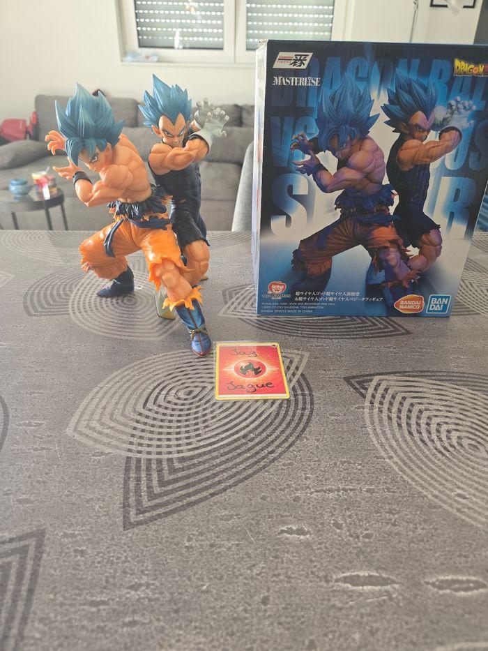 Dragon ball VS Omnibus Super Figurine Son Goku et Vegeta Ichiban kuji MASTERLISE - photo numéro 1