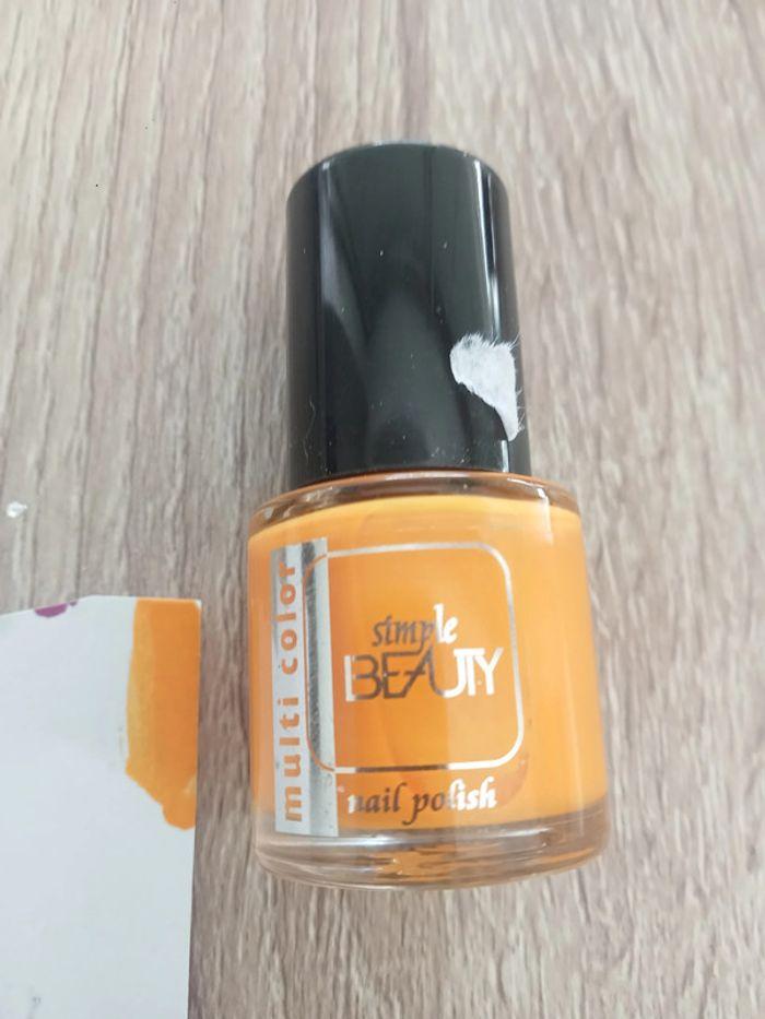 vernis ongle orange