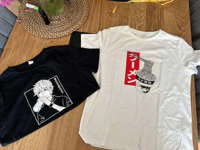 Lot 2 tee-shirts SHEIN 11-12 ans - photo numéro 1