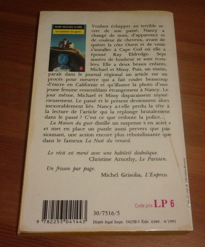 La maison du guet de Mary Higgins Clark roman - photo numéro 2