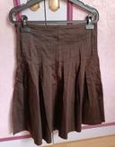 Jupe " Zara Basic" marron T.M (38)