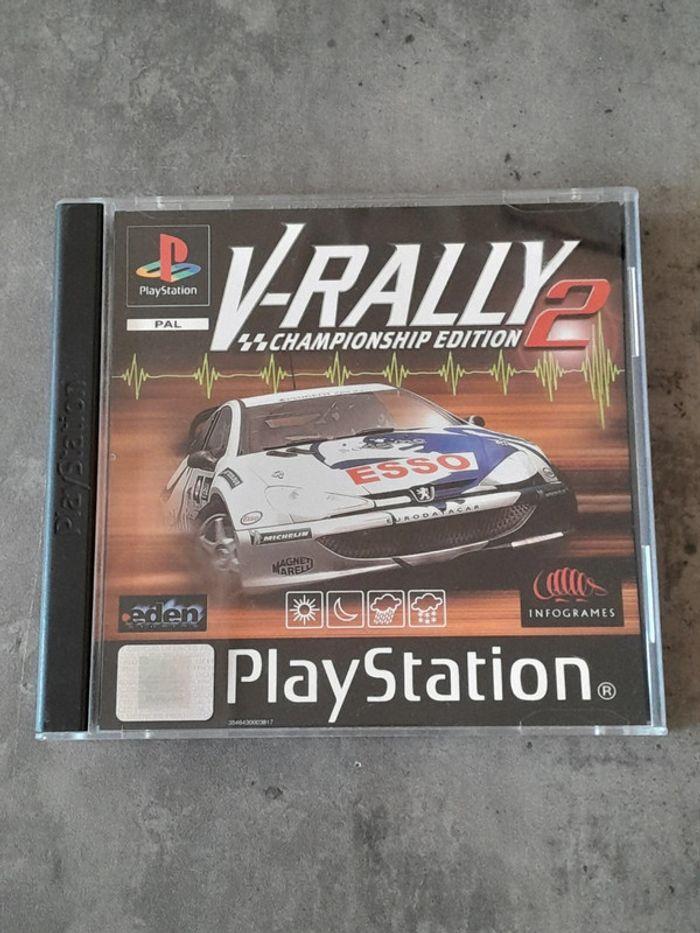 Jeu PlayStation 1  V-Rally 2 Championship Edition Complet - photo numéro 1