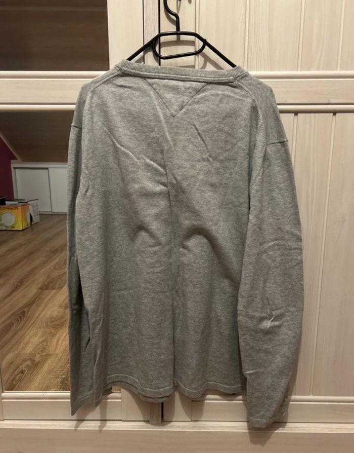 Pull gris pour homme, taille L, très bon état, Tommy Jeans - photo numéro 4