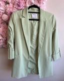 Blazer Bershka vert pâle, taille XS