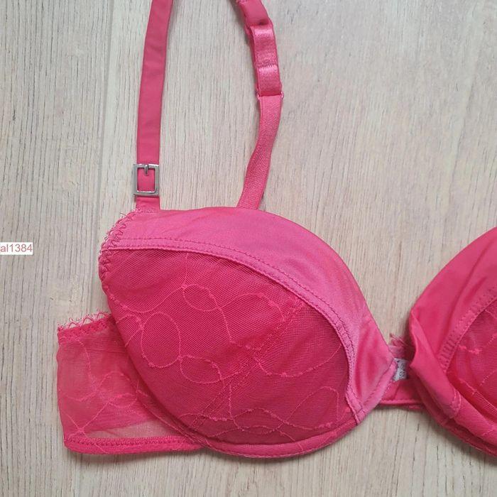 Soutien-gorge rose coque fine avec armature - Allande - Taille 85B - photo numéro 2