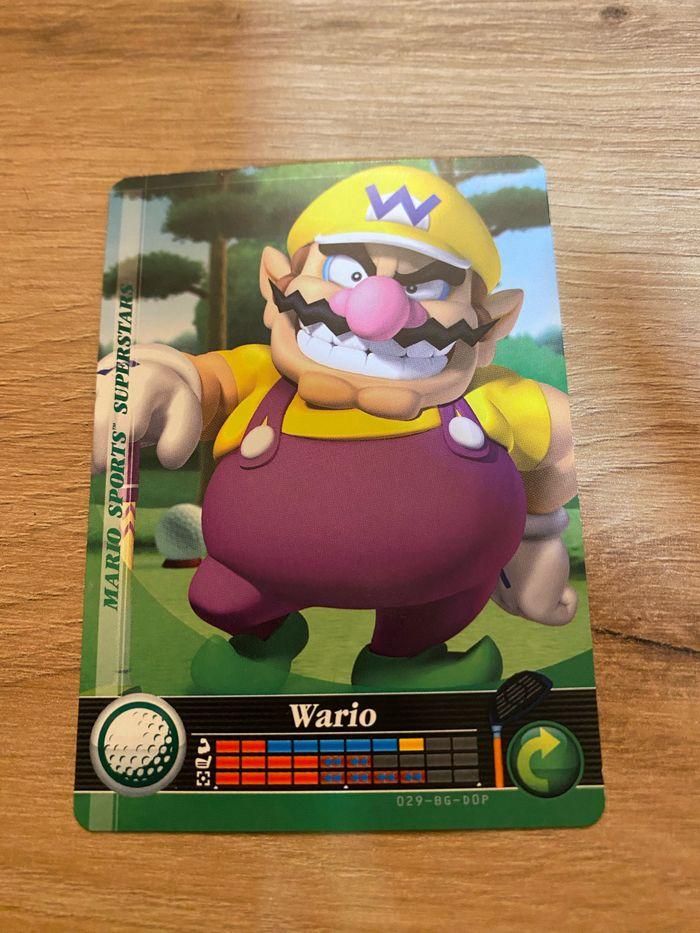 Carte amiibo Wario mario sports - photo numéro 1