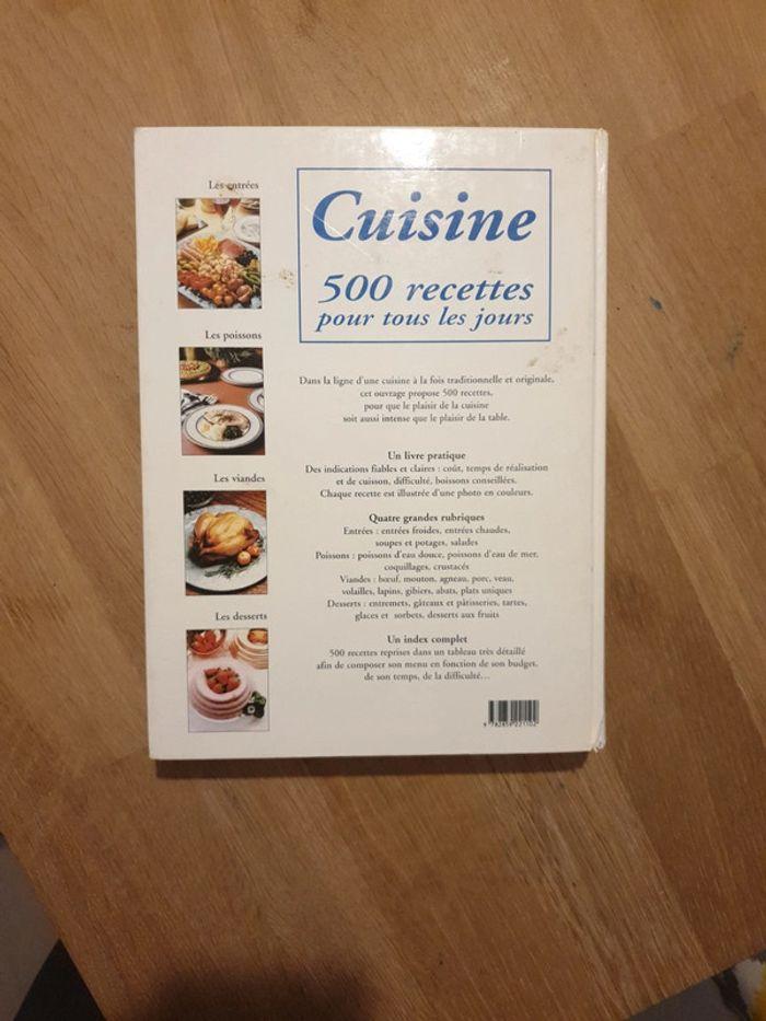 Livre cuisine 500 recettes - photo numéro 2