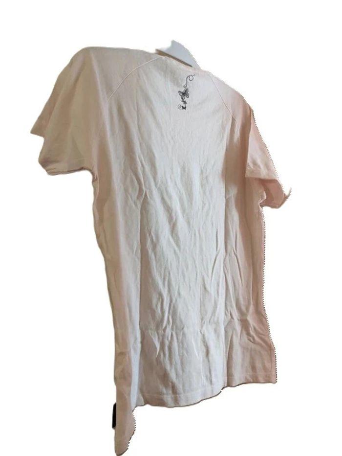 Tee shirt imprimé floral Décatlhon Blanc Taille L - photo numéro 2