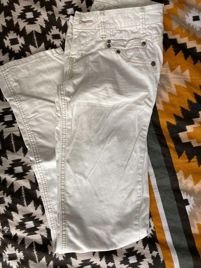 Pantalon blanc bonobo