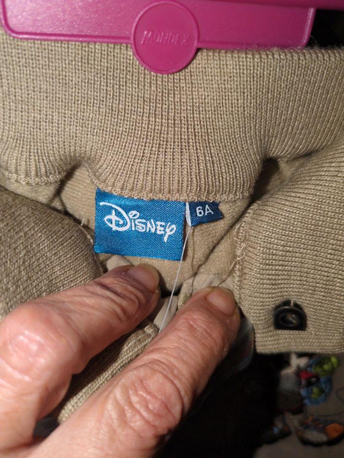 Pantalon cargo doublé beige Disney Mickey 6 ans - photo numéro 8