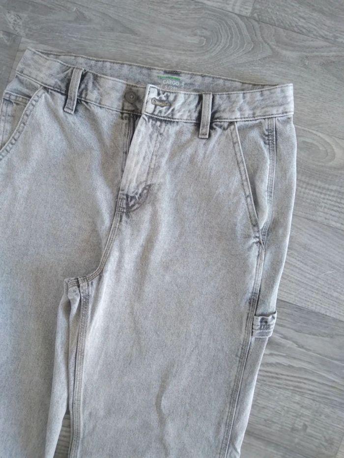 Pantalon cargo enfant garcon Taille S gris - photo numéro 2