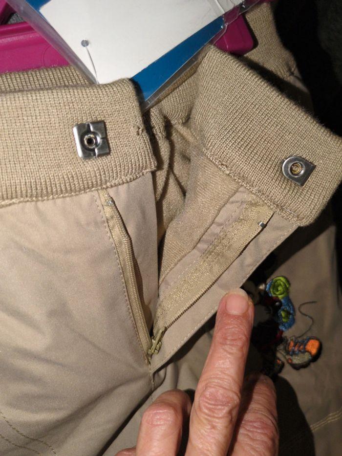 Pantalon cargo doublé beige Disney Mickey 6 ans - photo numéro 9